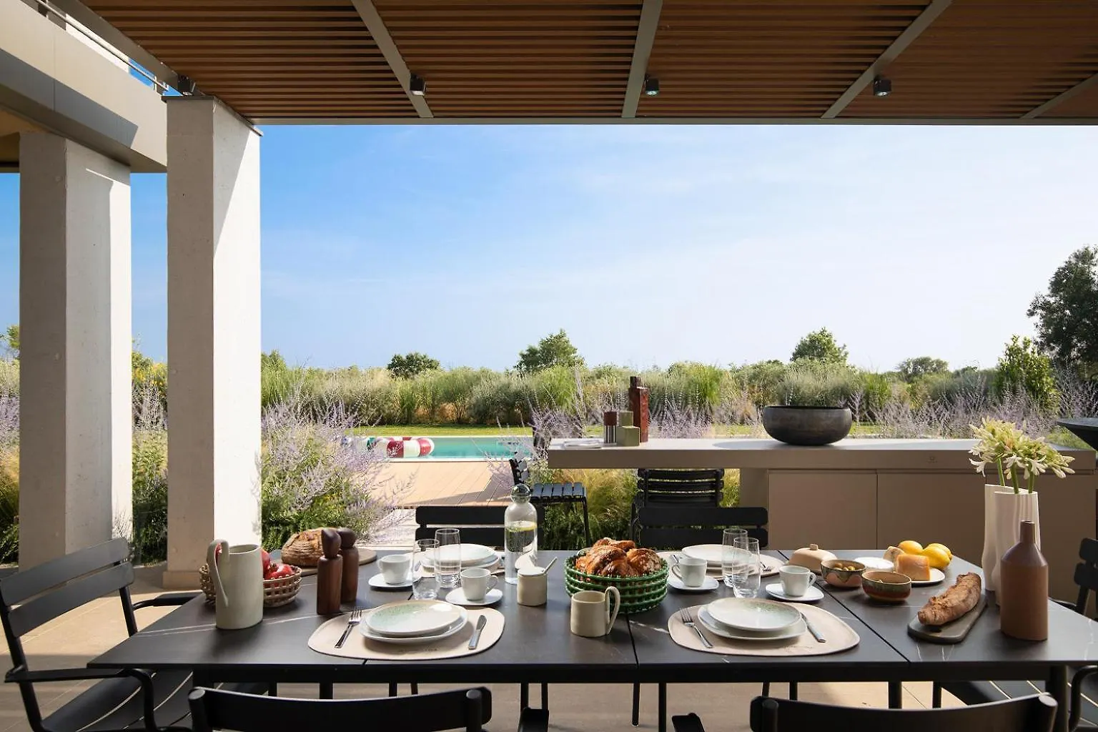Luxury Villa Puerto De Paz For 8 People Near Fazana With 60 M2 Private Heated Pool, Sauna, Mini Golf & Sea View Vodnjan
