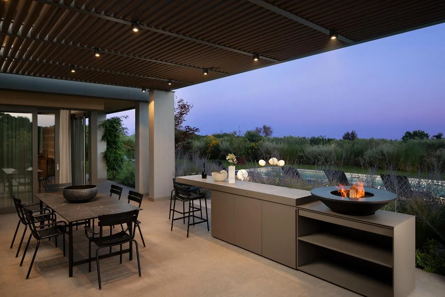 Luxury Villa Puerto De Paz For 8 People Near Fazana With 60 M2 Private Heated Pool, Sauna, Mini Golf & Sea View Vodnjan