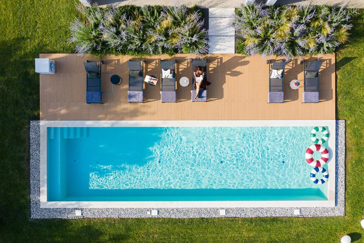 Luxury Villa Puerto De Paz For 8 People Near Fazana With 60 M2 Private Heated Pool, Sauna, Mini Golf & Sea View Vodnjan